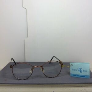 Otega Optical Kids Eyewear Mocha 125 with gold